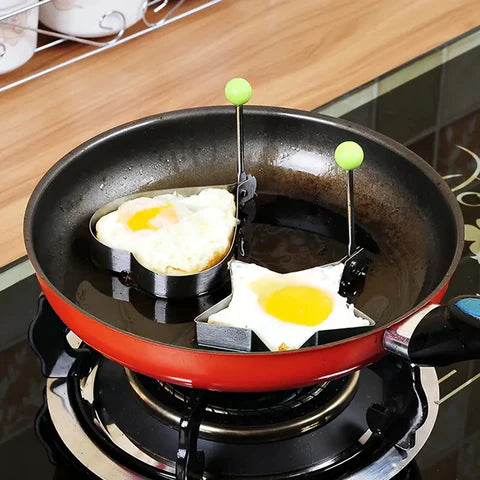 Stainless Steel Fried Egg Molds – Set of 4