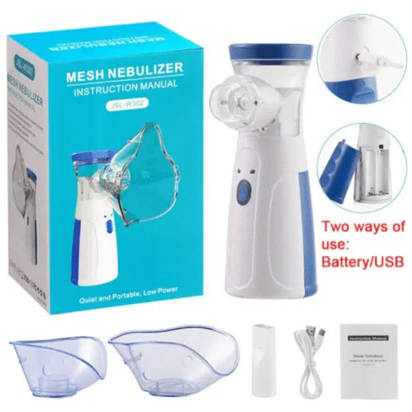 Portable Mesh Nebulizer for Kids & Adults Battery Operated