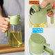 ENDOXI - 2 in 1 Oil Bottle – 500ML Oil Spray Bottle & Oil Dispenser