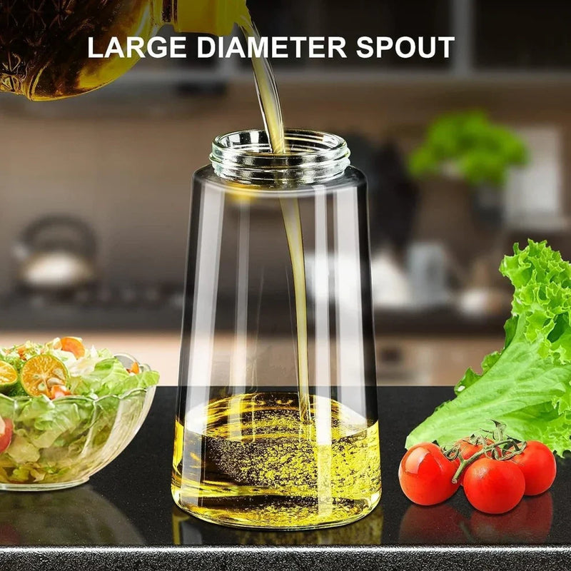 ENDOXI - 2 in 1 Oil Bottle – 500ML Oil Spray Bottle & Oil Dispenser