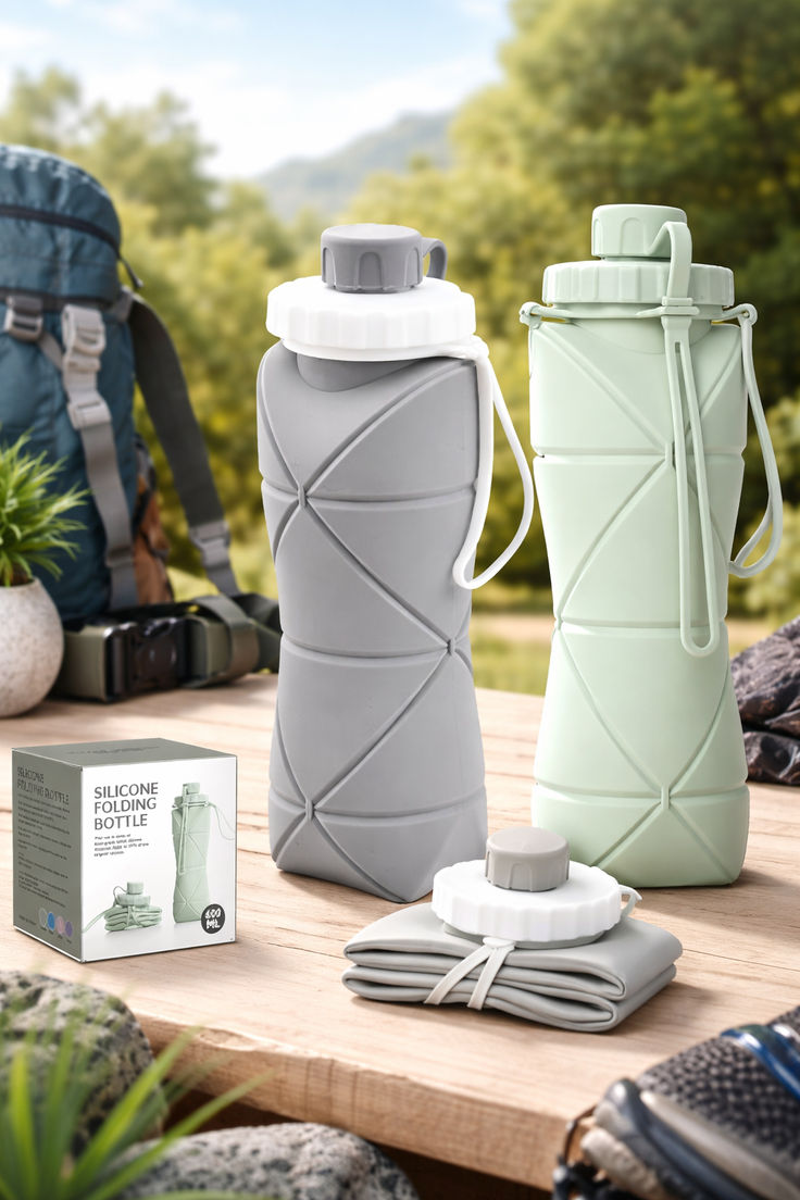 Foldable Silicone Water Bottle