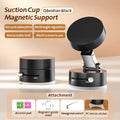 Universal Vacuum Magnetic Car Phone Holder, Dashboard Magnet Foldable Mobile Stand, Car Magnetic Phone Holder