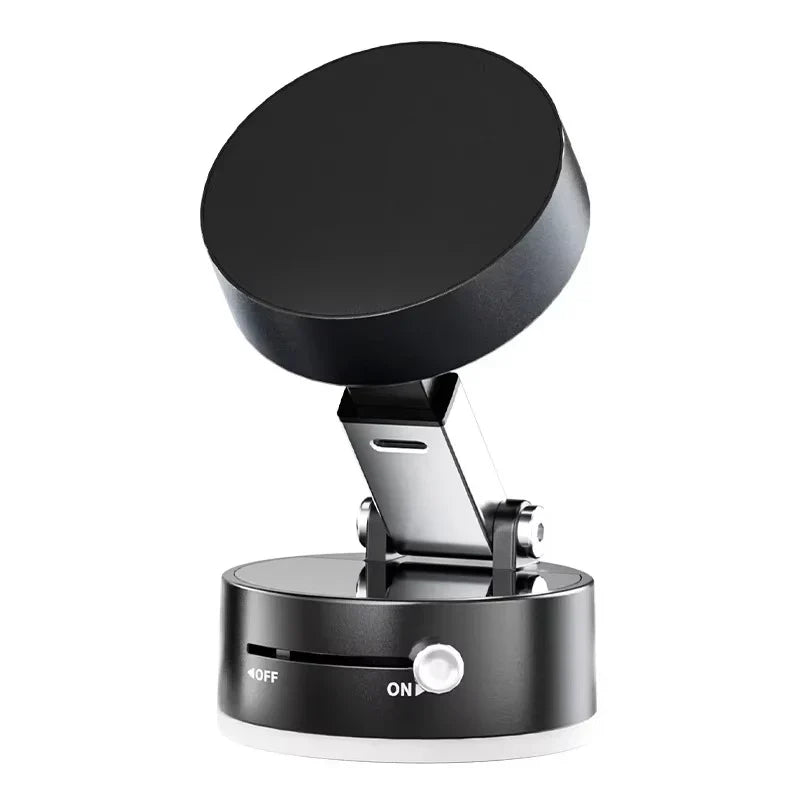 Universal Vacuum Magnetic Car Phone Holder, Dashboard Magnet Foldable Mobile Stand, Car Magnetic Phone Holder