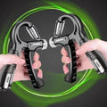 Adjustable Hand Gripper with Counter | 5–60kg Resistance | Wrist & Forearm Trainer