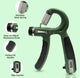 Adjustable Hand Gripper with Counter | 5–60kg Resistance | Wrist & Forearm Trainer
