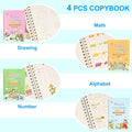 📚 4 Reusable Kids Practice Books Set