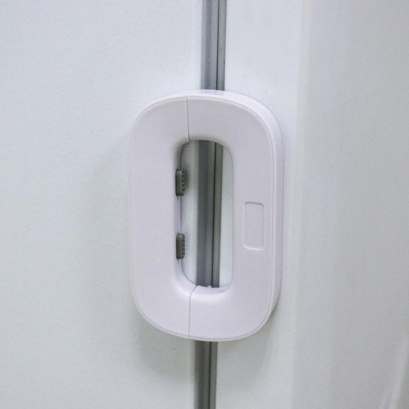 DIRBAK Baby Fridge Lock – Child Safety Adhesive Latch for Refrigerator, Cabinets