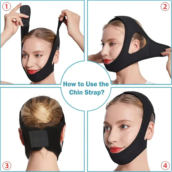 Adjustable Anti-Snore Chin Strap