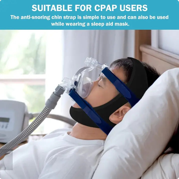 Adjustable Anti-Snore Chin Strap