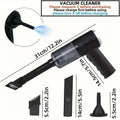 3-in-1 Mini Cordless Vacuum Cleaner – Powerful Duster, Blower & Pump